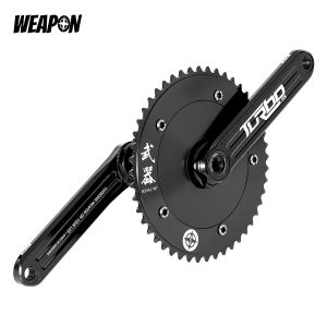 Alternative view of WEAPON TURBO D29 Disc Track Crankset (BCD144 | 48-52T | 670g )
