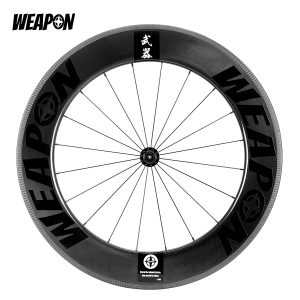 Alternative view of WEAPON C90 90mm Track / Fixie Carbon Fiber Wheel (700c / 90mm)