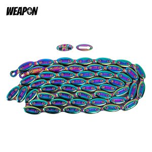 WEAPON FSC Olive Single Speed / Fixie Chain  (Oil Slick))