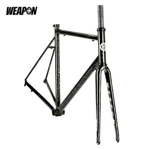 Alternative view of CR01 - Road Frameset (700c / Rim brake / Black Gold)