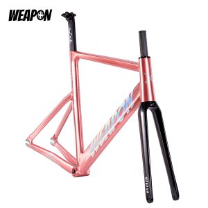 Alternative view of WEAPON BULLET Pro Aero Track Frameset (Rose Gold)